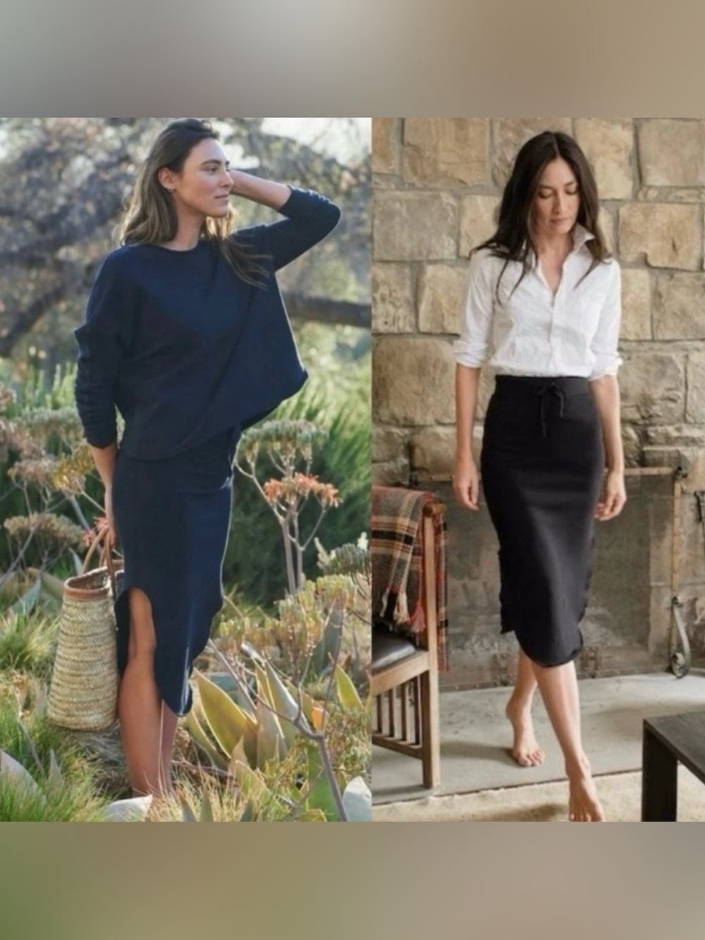 Frank & Eileen Donegal
Unforgettable Midi Skirt Triple
Fleece Black Size S
